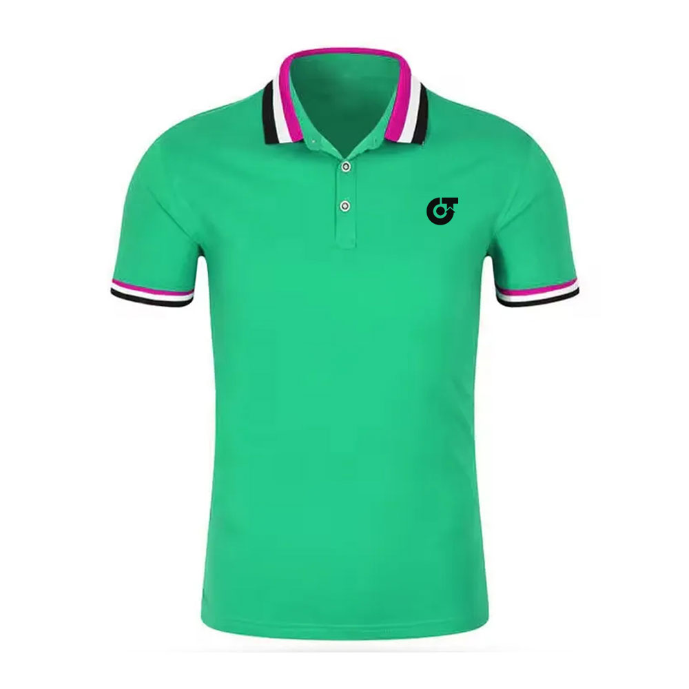 TE-3956 Men’s Performance Polo Shirt – Vibrant Emerald Green Training Top – Moistu