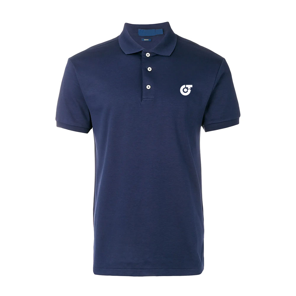TE-3958 Men’s Core Performance Polo – Solid Navy Blue Athletic Golf Shirt – Moistu