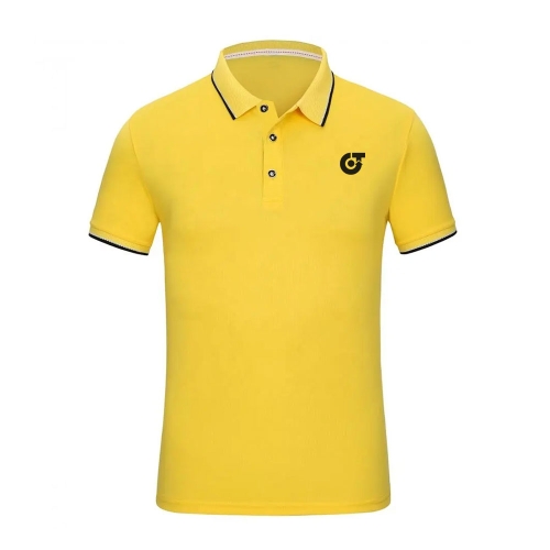 TE-3965 Men&rsquo;s Performance Sunshine Yellow Polo &ndash; Vibrant Short Sleeve Athletic Training  - Art No TE-3965 - True Trade Corporation