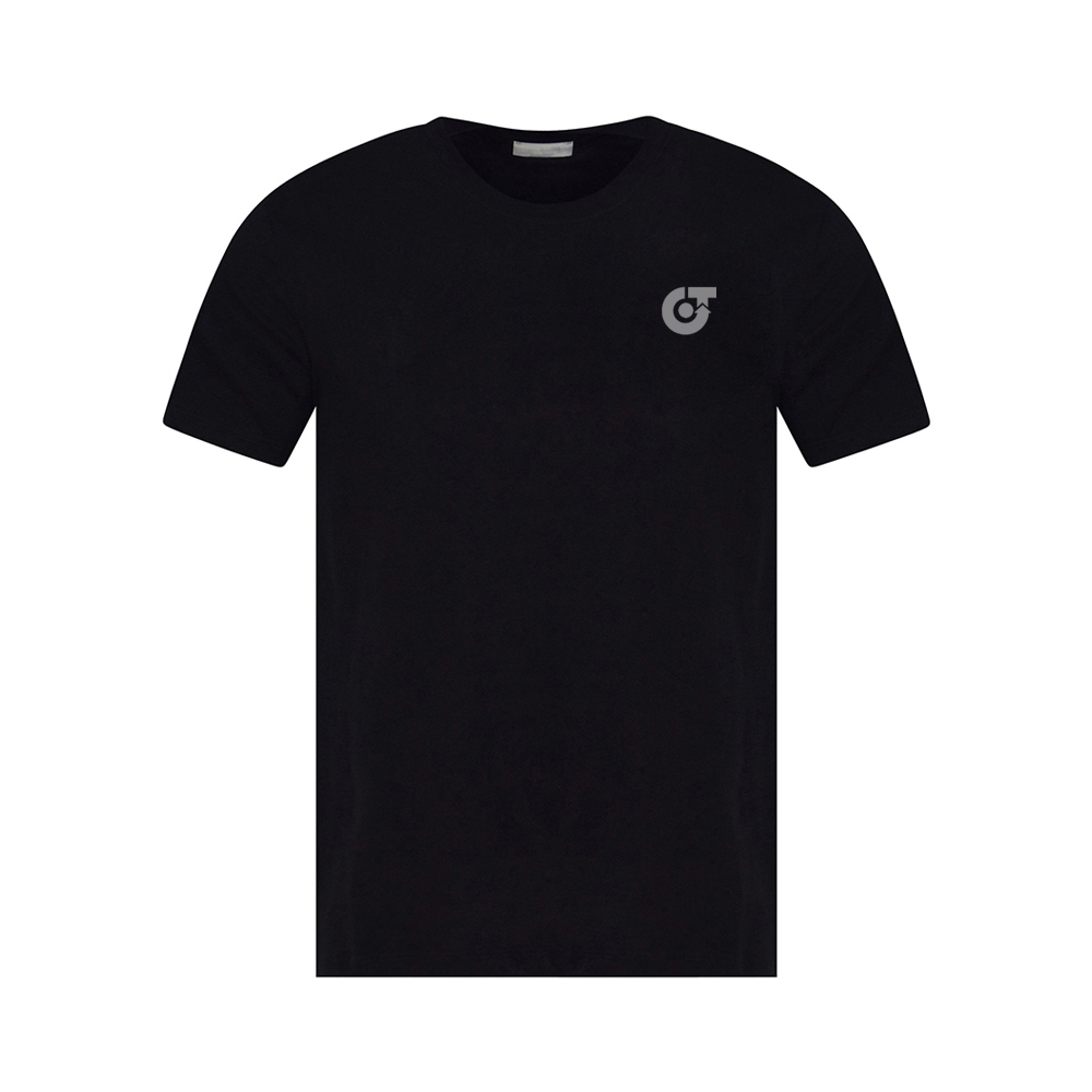 TE-3944 Men’s Essential Stealth Training Tee – Premium Black Performance Gym Shirt &