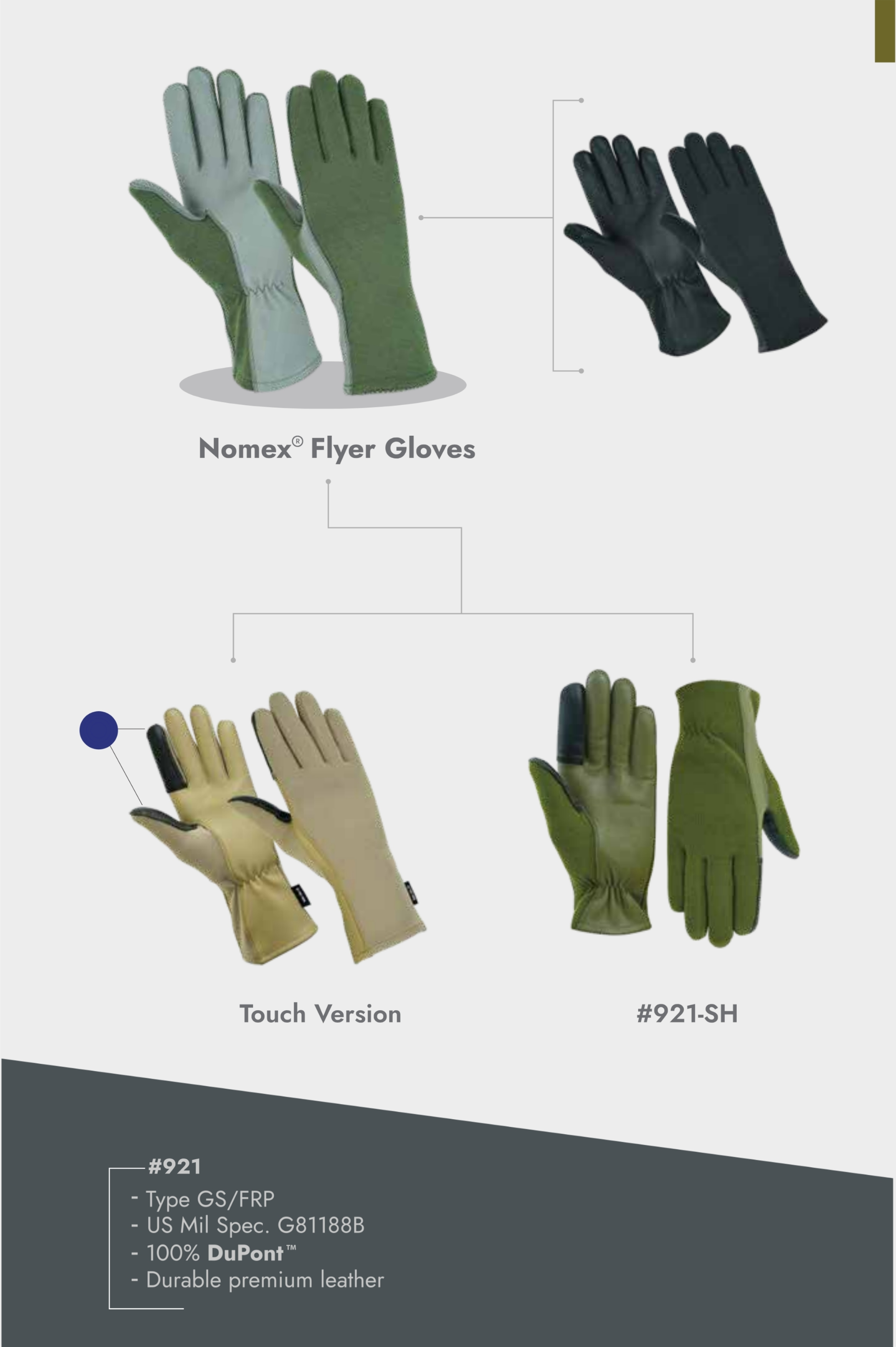 921 Long Duty & Patrol Gloves