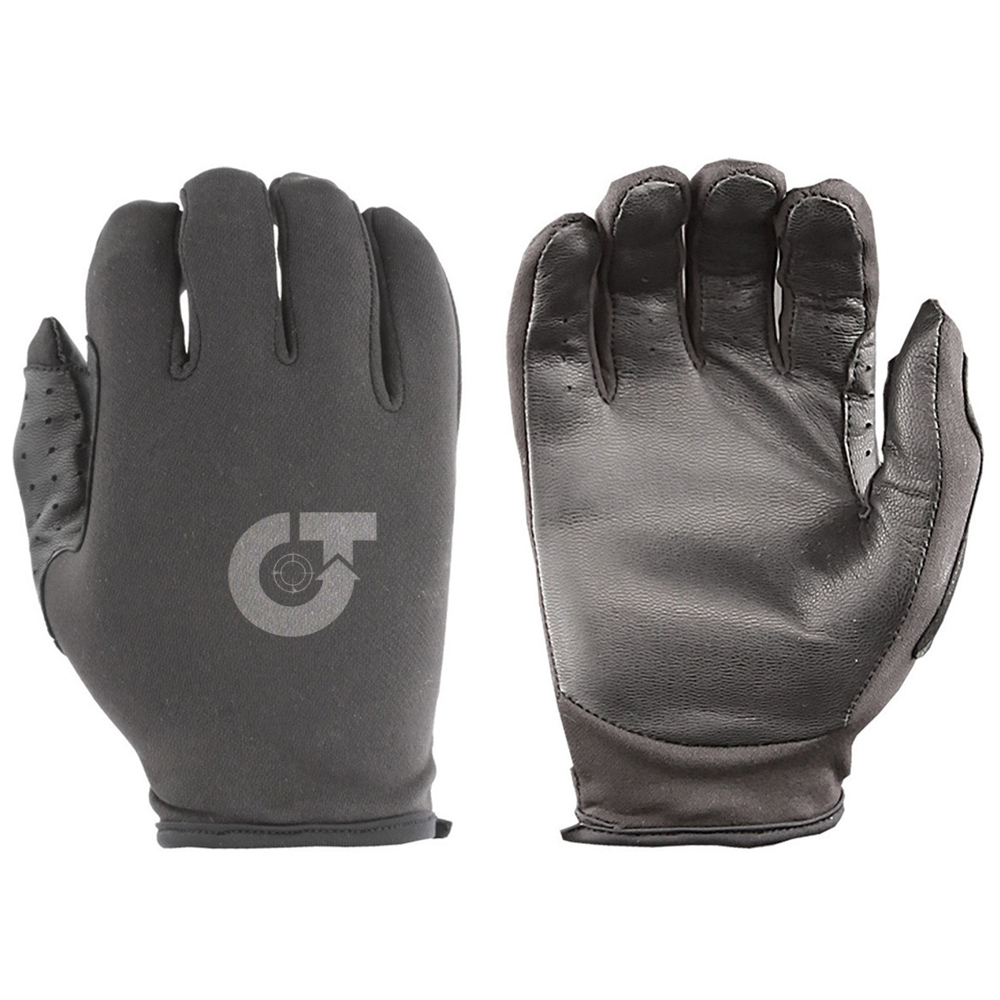True Trade TE-4018 Perforated Leather Palm Tactical Gloves – High-Dexterity Patrol Gear
