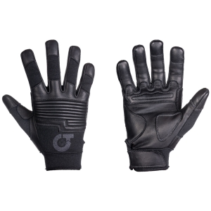 True Trade TE-4029 Heavy-Duty Tactical Gloves &ndash; Reinforced Leather Palm & Ribbed Back Prot - TE-4029