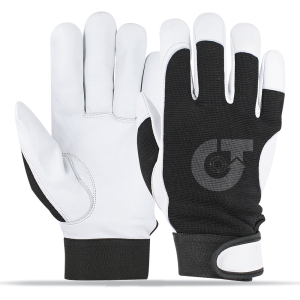 True Trade TE-3031 Extreme Impact Work Gloves &ndash; Hi-Vis Anti-Vibration Safety Gear with Oil-Res - TE-3031