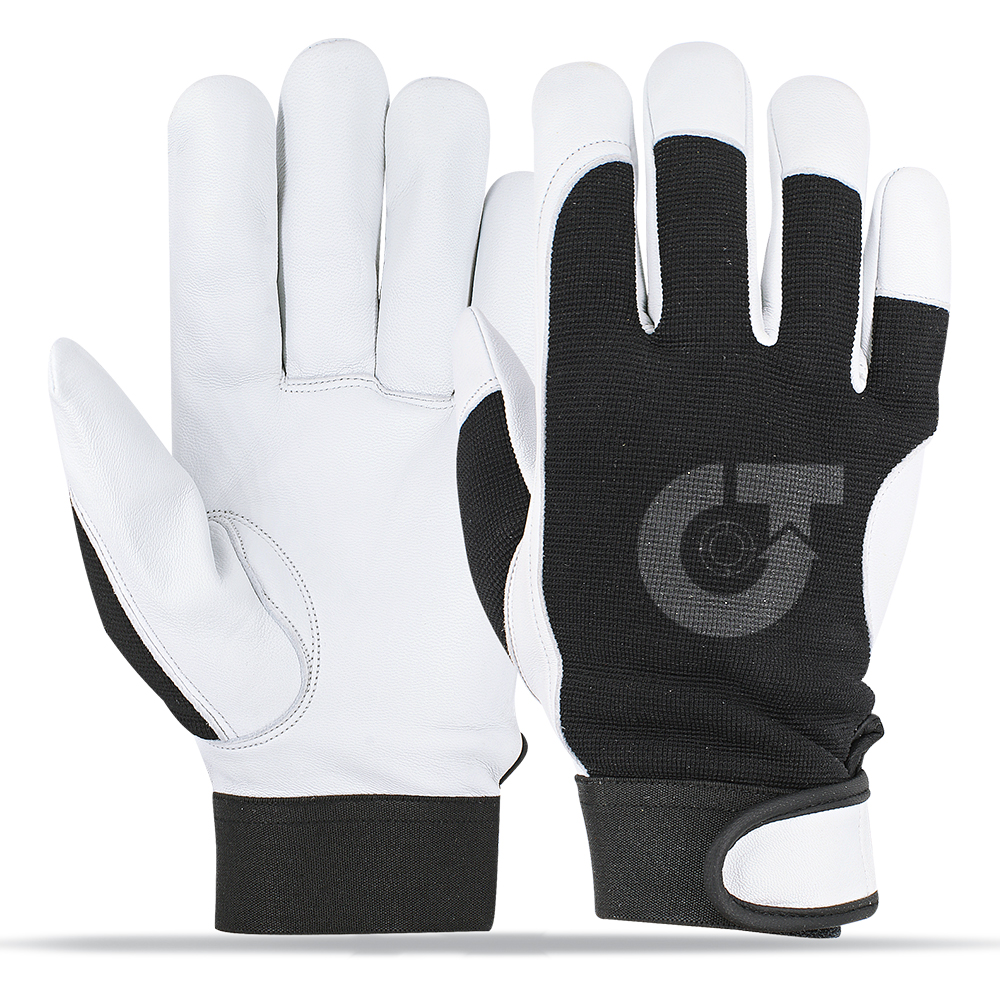 True Trade TE-3031 Extreme Impact Work Gloves – Hi-Vis Anti-Vibration Safety Gear with Oil-Res