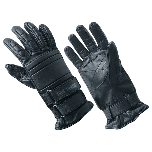 True Trade TE-2019 Heavy Duty Leather Utility Gloves - Dual Strap Lock - Art No TE-2019 - True Trade Corporation