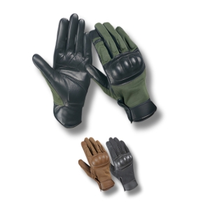 3020 Hard Knuckle Tactical Gloves &ndash; Multi-Terrain Combat Gloves with Reinforced Leather Palms - 3020