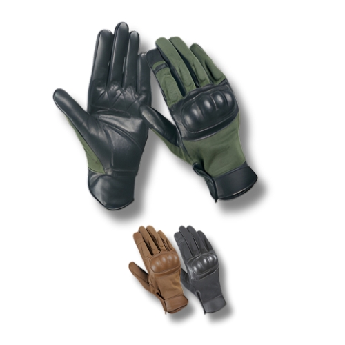 3020 Hard Knuckle Tactical Gloves &ndash; Multi-Terrain Combat Gloves with Reinforced Leather Palms - Art No 3020 - True Trade Corporation