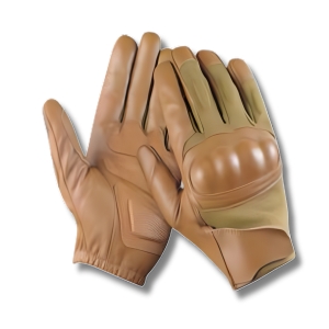 4000 High-Abrasion Tactical Gloves &ndash; Durable Combat Gloves with Reinforced Suede Palms and Pad - 4000