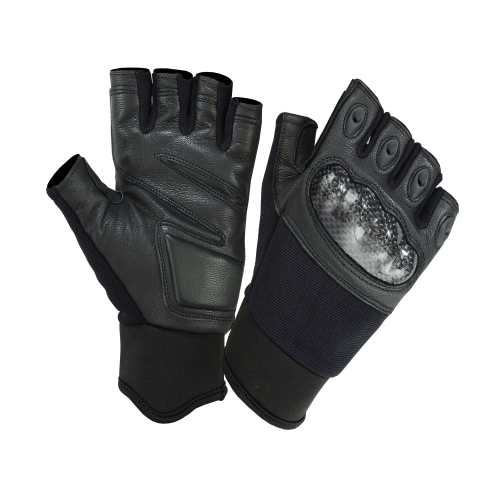 Art. No. 7020 Fingerless Tactical Gloves &ndash; Half-Finger Combat Gloves with Hard Knuckle Protect - Art No 7020 HALF FINGER - True Trade Corporation