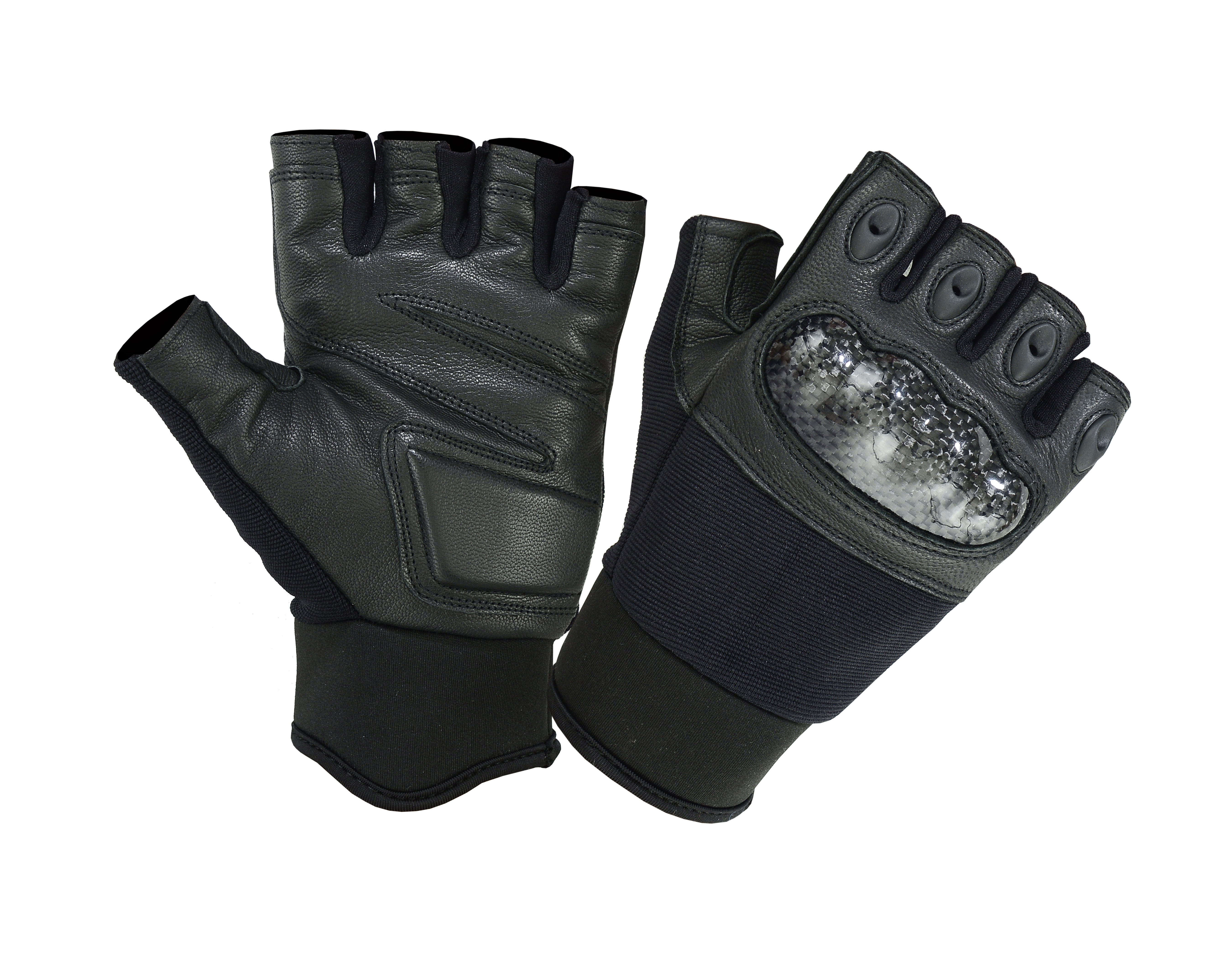 Art. No. 7020 Fingerless Tactical Gloves – Half-Finger Combat Gloves with Hard Knuckle Protect